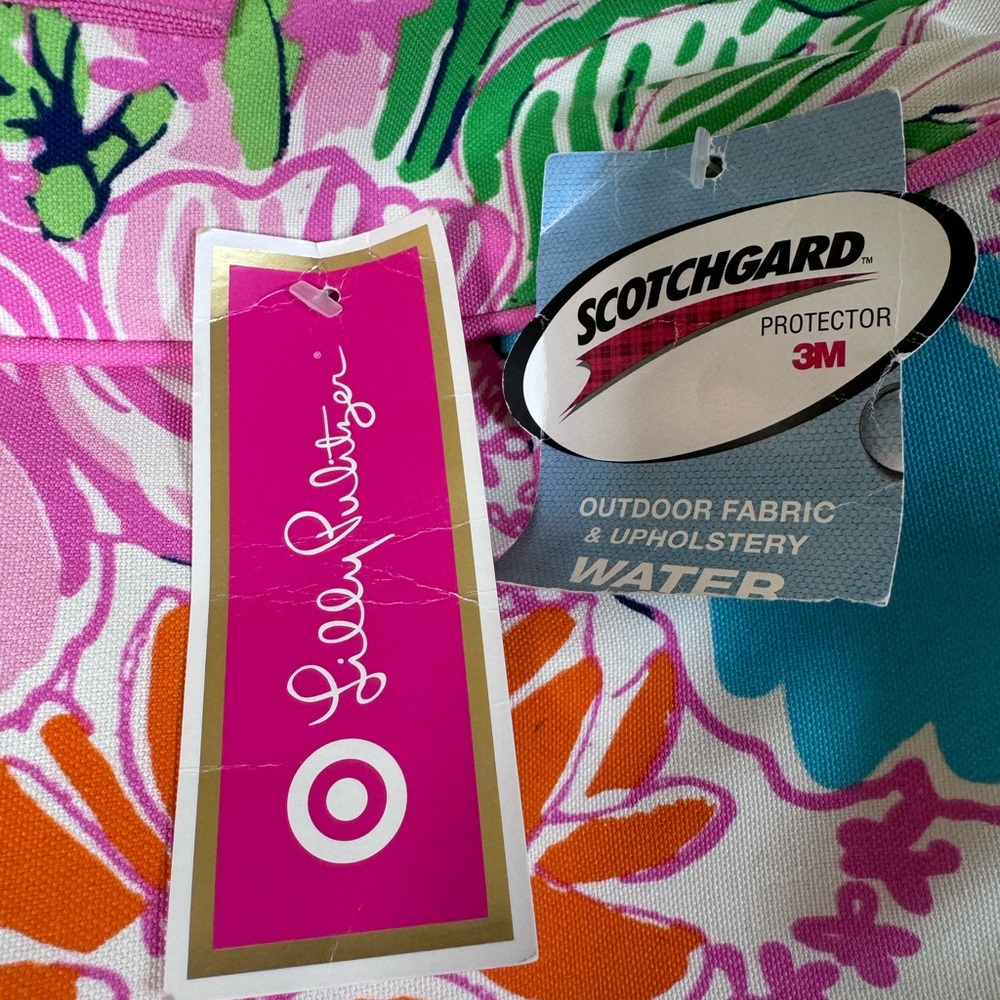NEW Lilly Pulitzer Target Nosey Posey Floral Indoor Outdoor Floor Cushion Pillow - Picture 2 of 16